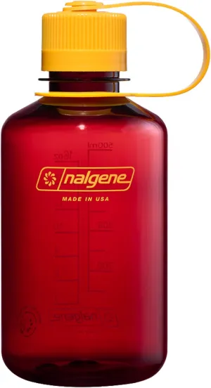 Nalgene Sustain Tritan BPA-Free Water Bottle Made with Material Derived from 50% Plastic Waste, 16 OZ, Narrow Mouth