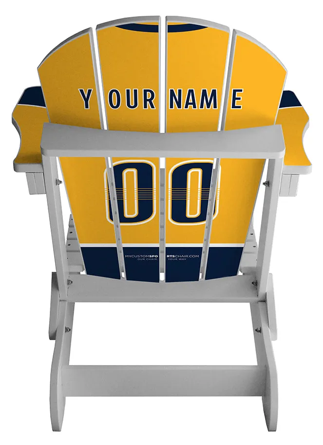 Nashville Predators® Complete Custom with personalized name and number Jersey Chair