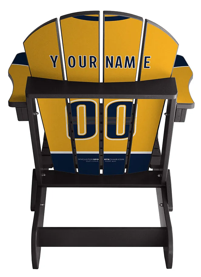Nashville Predators® Complete Custom with personalized name and number Jersey Chair