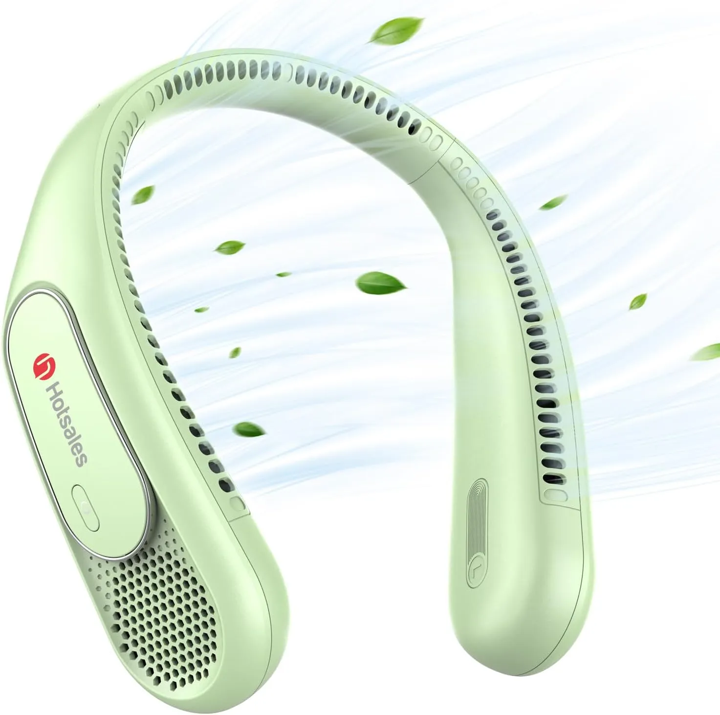 Neck Fan, Hands Free Bladeless Neck Fans Portable Rechargeable, 6000 mAh Battery Operated Wearable Personal Fan, Cooling Neck Fan, 3 Speeds, USB Fan Gifts for Men, Women, Travel, Outdoor