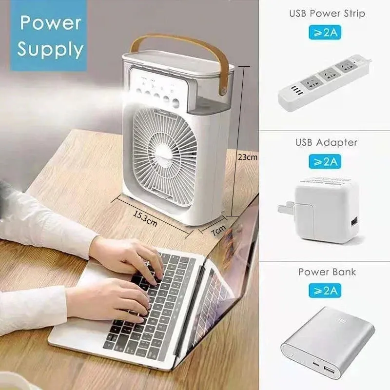 New 3 In 1 Mini Air Cooler