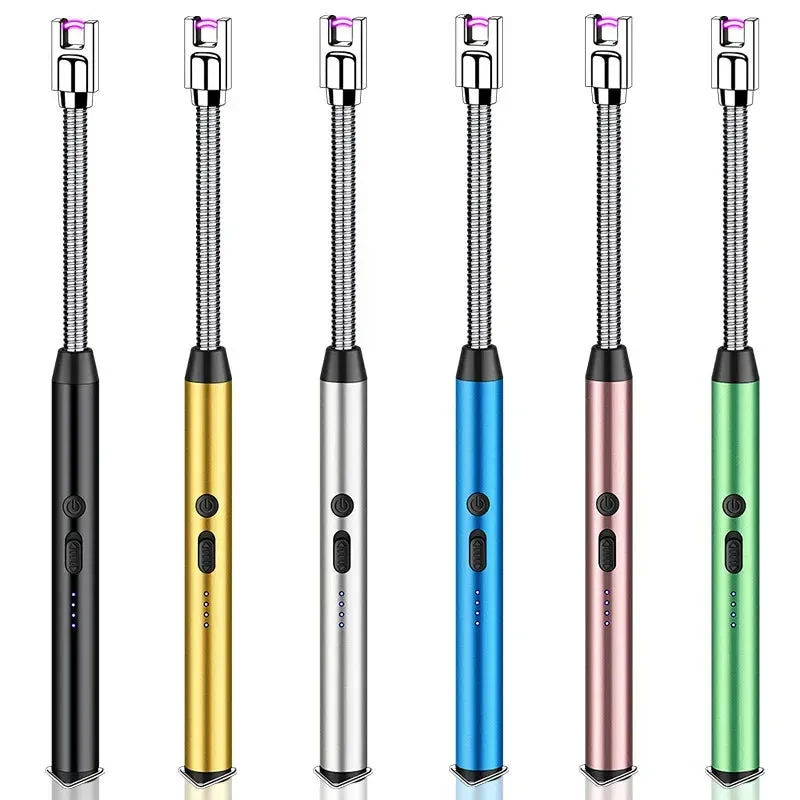 New Candle Kitchen BBQ Electric Lighter USB Rechargeable Plasma Electronic Arc Lighter