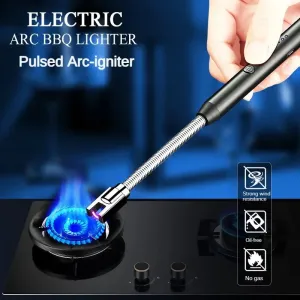 New Candle Kitchen BBQ Electric Lighter USB Rechargeable Plasma Electronic Arc Lighter
