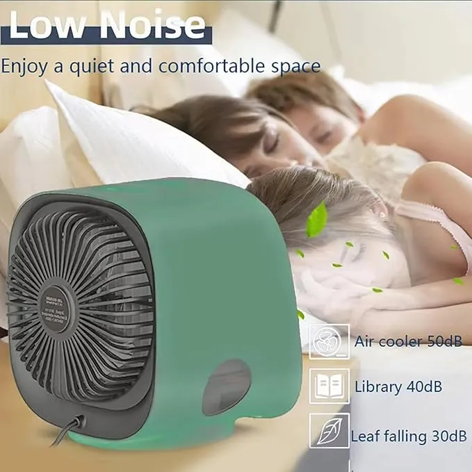 New LEFORUP Oribreeze Air Conditioning, Oribreeze Portable Air Conditioner, Oribreeze Air Cooler Fan, Ori Breeze Fan for Room with Night Light Cooling Fan (Pink)