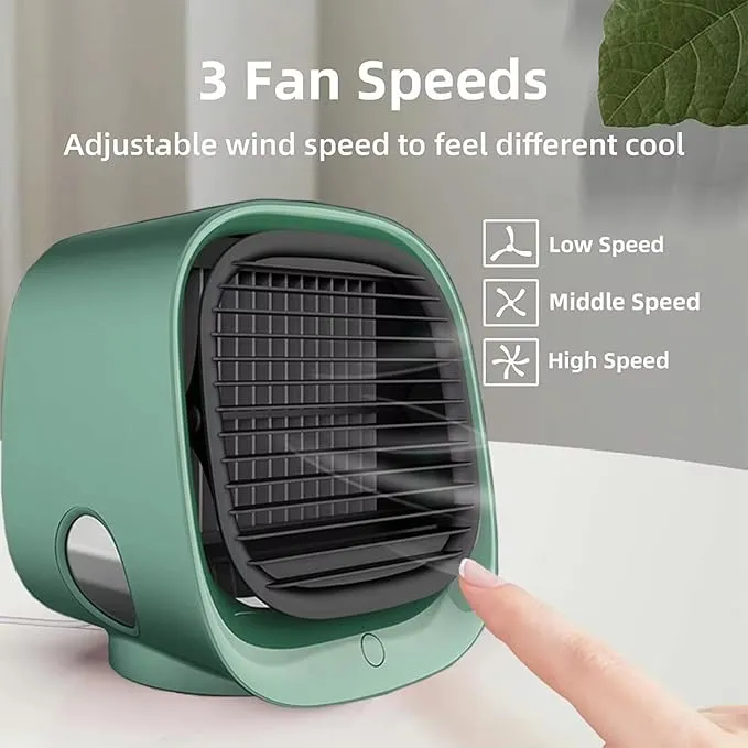 New LEFORUP Oribreeze Air Conditioning, Oribreeze Portable Air Conditioner, Oribreeze Air Cooler Fan, Ori Breeze Fan for Room with Night Light Cooling Fan (Pink)