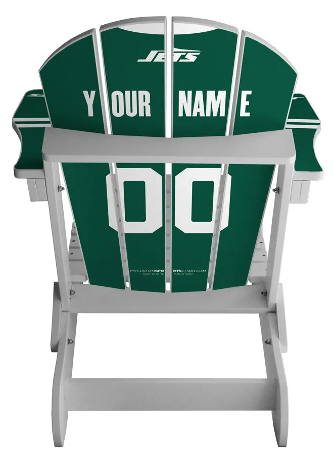 New York Jets Complete Custom with personalized name and number Jersey Chair Mini