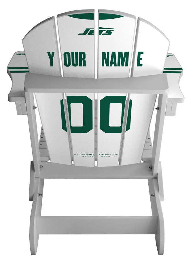 New York Jets Complete Custom with personalized name and number Jersey Chair Mini