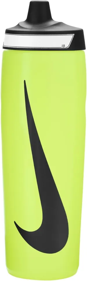 Nike Refuel Bottle 24 oz Sports Bottle BPA Free Airtight (VOLT/BLACK/BLACK)