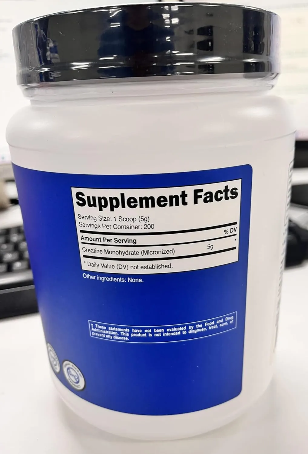 Nutricost Creatine Monohydrate Micronized Powder (1 KG) - Pure Creatine Monohydrate