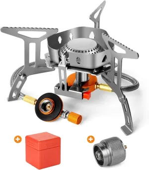 Odoland Windproof Camp Stove: 3500W/6800W Power