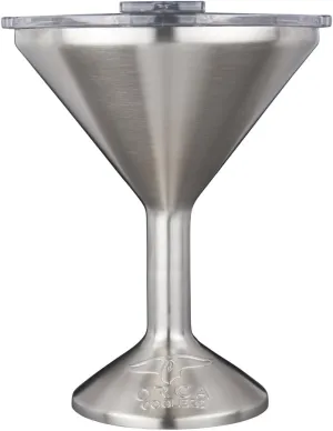 ORCA Tini 13oz Stainless Steel Martini Glass | Temperature Insulated Tumbler for Every Outdoor, Picnic, Poolside, Beach & Patio Party — Stainless Steel