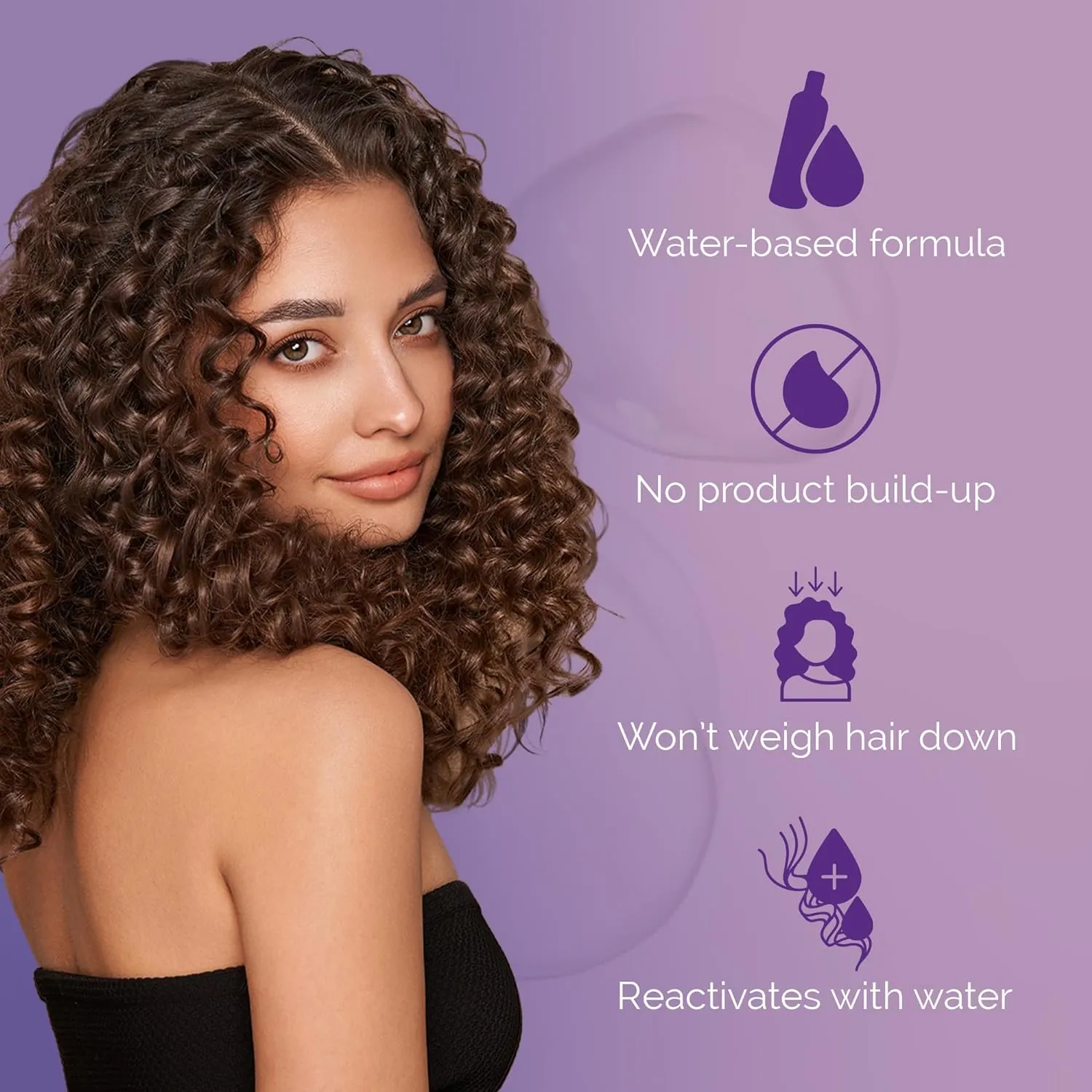 Original Curl Keeper Anti-Frizz Curl Defining Hair Styler (12 Oz) - Lightweight Curl Definer Liquid Gel for All Weather Conditions - Wavy & Curly Hair Products for Women (Cream Alternative)