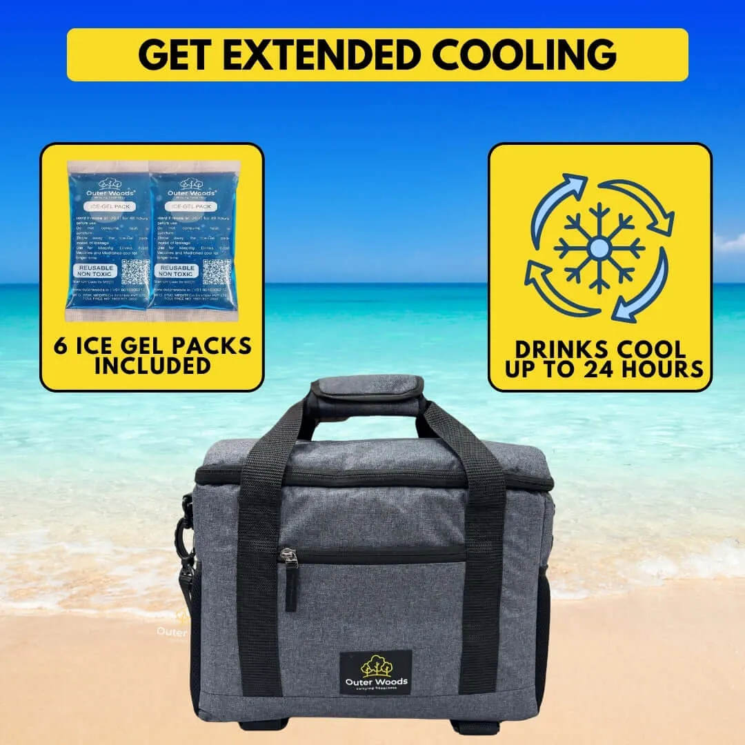 Outer Woods Insulated 12 Can Cooler Bag