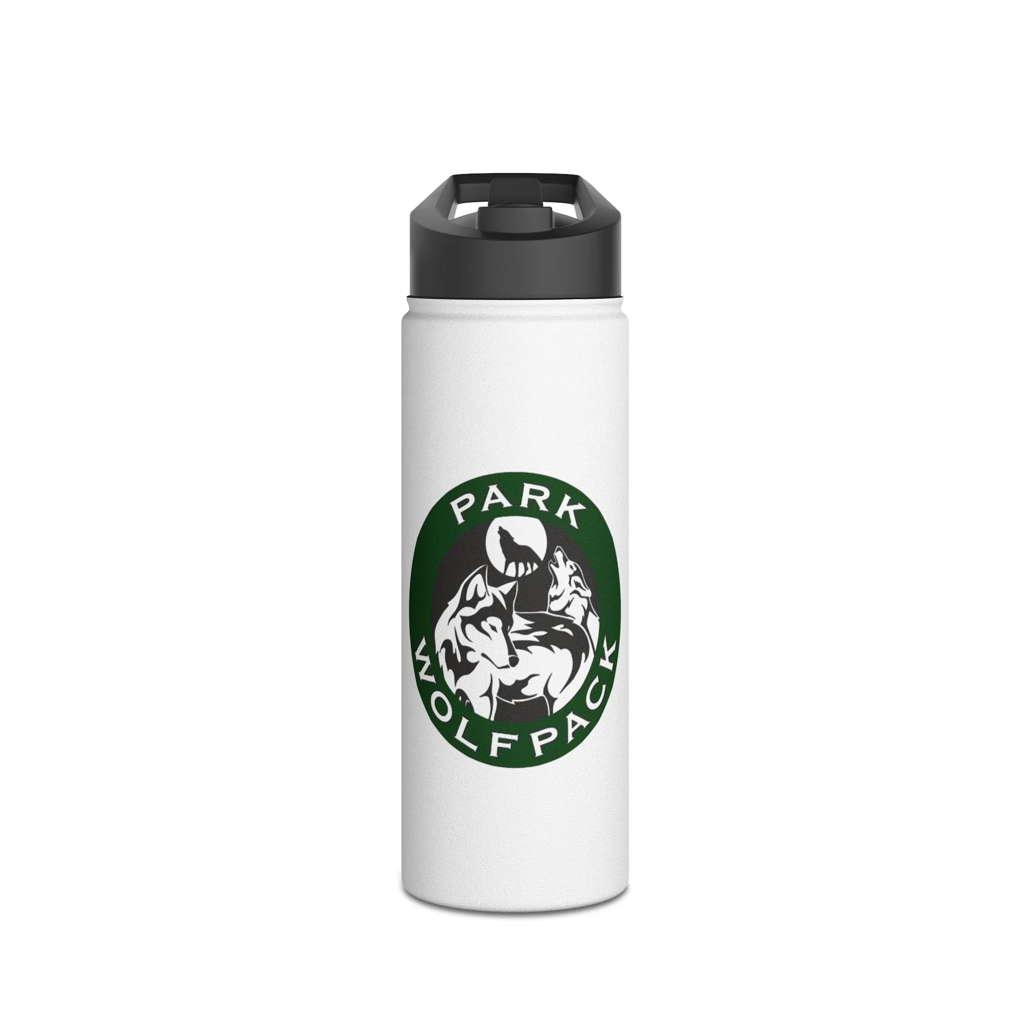 Park Cottage Grove Wolfpack Stainless Steel Water Bottle, Motivational Hydration Bottle, Sports Water Bottle, Eco-Friendly Gift, Personalized Travel Mug