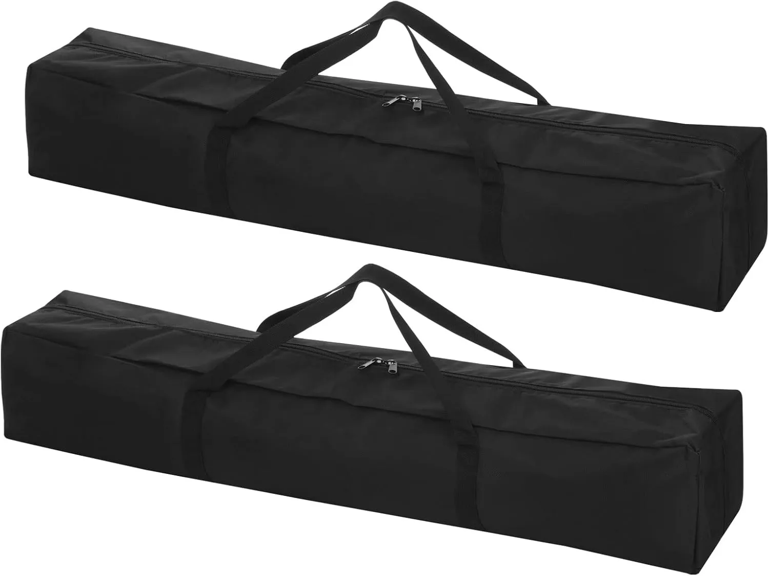 PATIKIL 33 Inch Camp Chair Replacement Bag, 2 Pack Nylon Foldable Carrying Bag Large Zippered Bag with Shoulder Strap for Camping Travel, Black