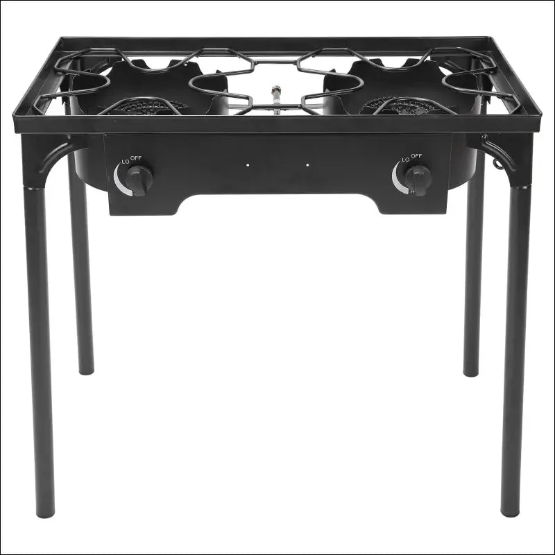 Patio double burner & carry bag 2 burner gas stove with stand patio&outdoor