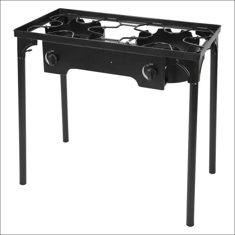 Patio double burner & carry bag 2 burner gas stove with stand patio&outdoor