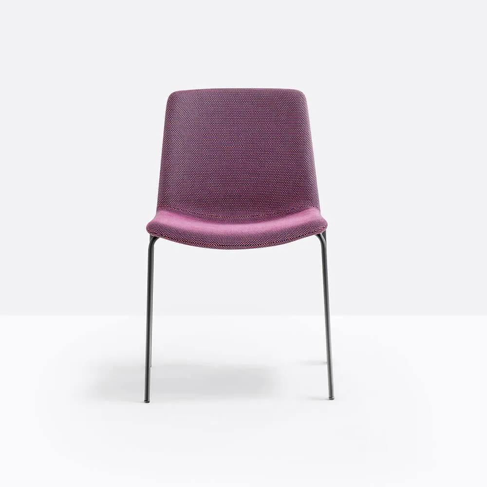Pedrali Tweet Soft 890/2 padded chair in fabric