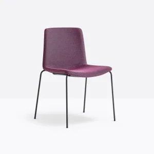 Pedrali Tweet Soft 890/2 padded chair in fabric