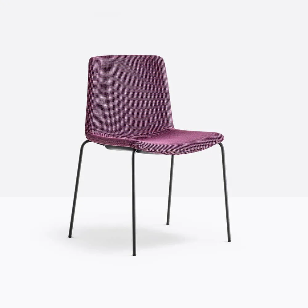Pedrali Tweet Soft 890/2 padded chair in fabric