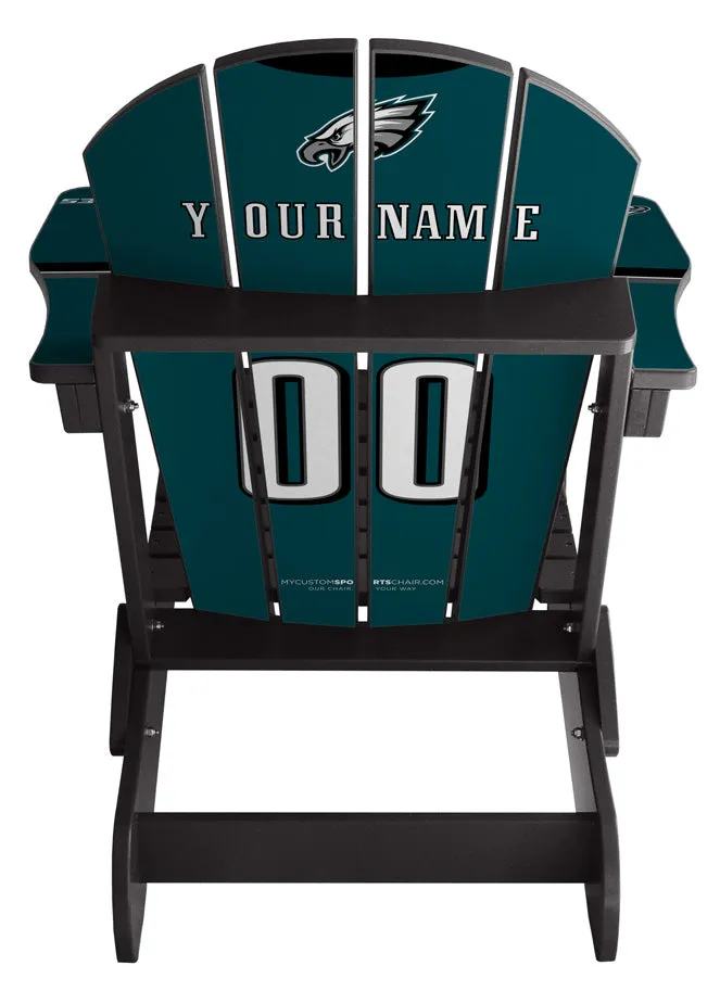 Philadelphia Eagles Complete Custom with personalized name and number Jersey Chair