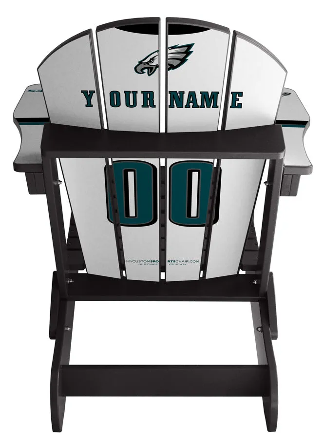 Philadelphia Eagles Complete Custom with personalized name and number Jersey Chair
