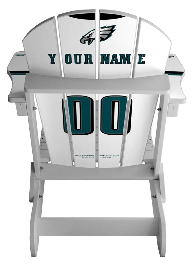 Philadelphia Eagles Complete Custom with personalized name and number Jersey Chair