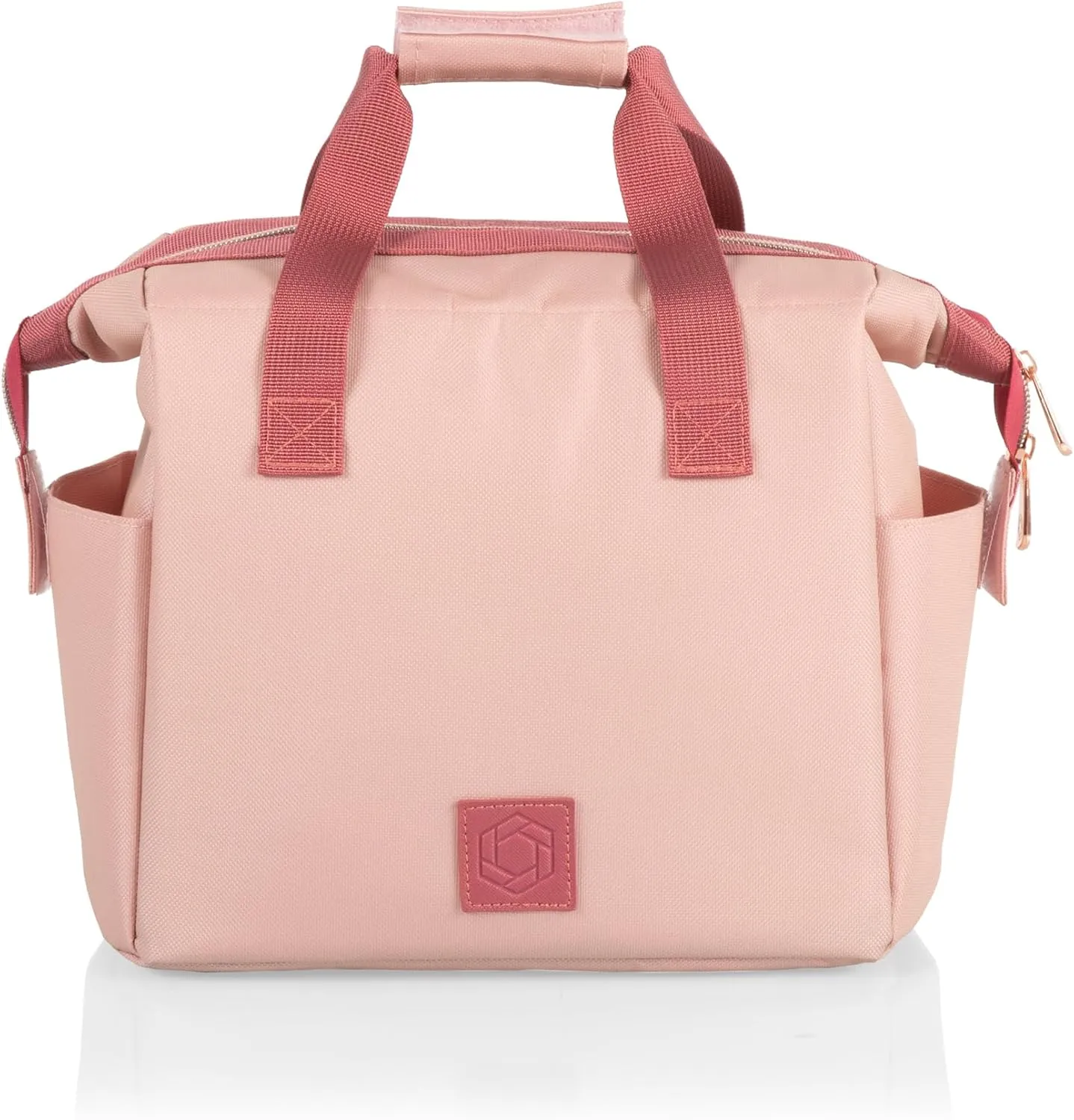 PICNIC TIME Disney Minnie Mouse On The Go Lunch Bag, Soft Cooler Lunch Box, Insulated Lunch Bag, (Pink)