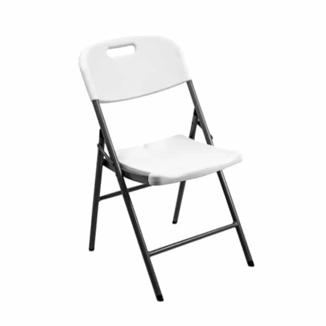 Plastic Heavy Duty Folding Chair White