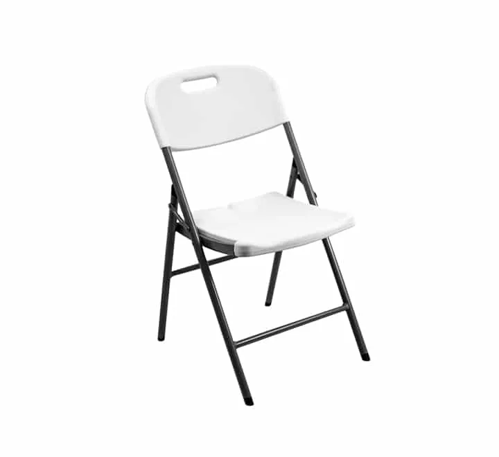 Plastic Heavy Duty Folding Chair White