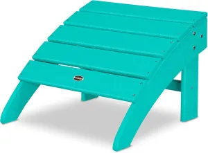 POLYWOOD® Palm Coast Ottoman, Aruba