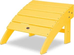 POLYWOOD® Palm Coast Ottoman, Lemon
