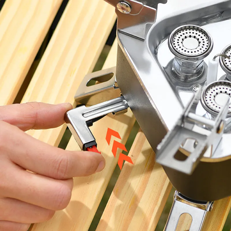 Portable 15800W Windproof Camping Stove with Piezo Ignition