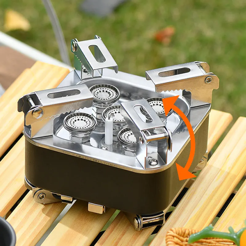 Portable 15800W Windproof Camping Stove with Piezo Ignition