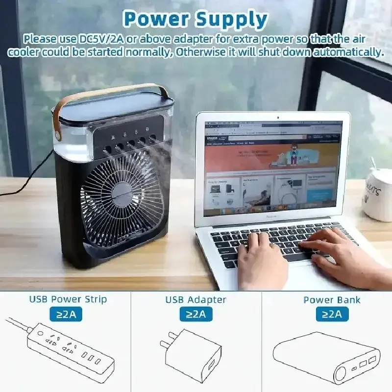 Portable 3-in-1 Air Conditioner Fan