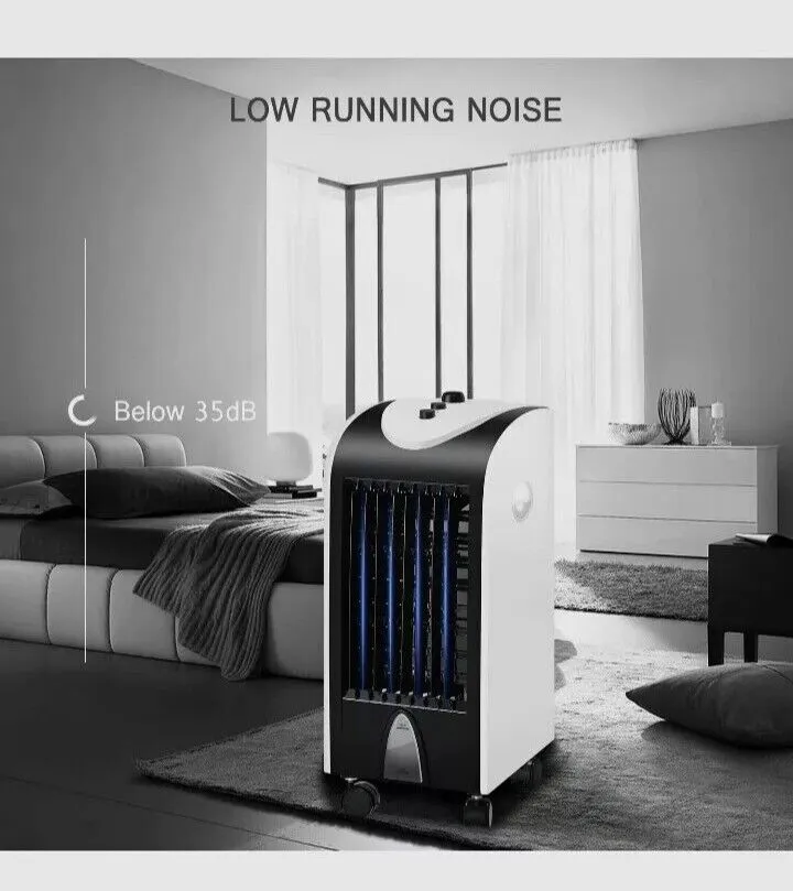 Portable Air Conditioning Air Cooler and Fan W/ Remote Control   2 Ice Packs