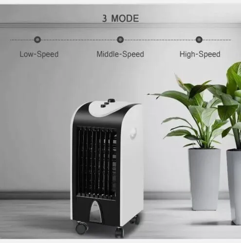Portable Air Conditioning Air Cooler and Fan W/ Remote Control   2 Ice Packs