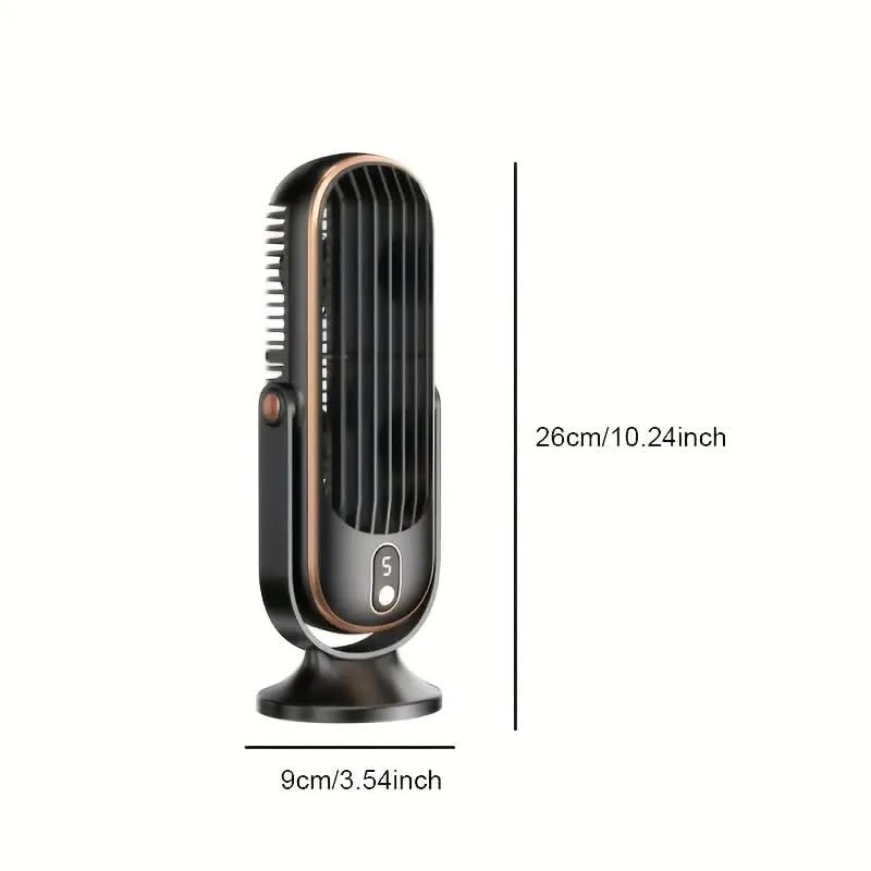 Portable Air Cooler Fan – 720° Rotation & USB Rechargeable