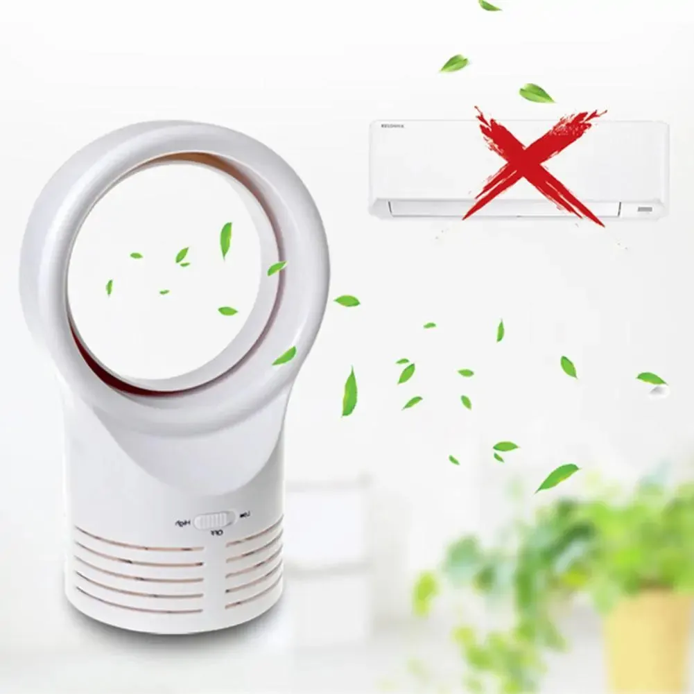 Portable Bladeless Fan For Quiet Efficient Cooling