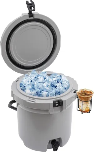 Portable Cooler Leak-Proof Ice Chest Lunch Box Hard Coolers with Extra Ice Pack for BBQ, Camping, Pincnic