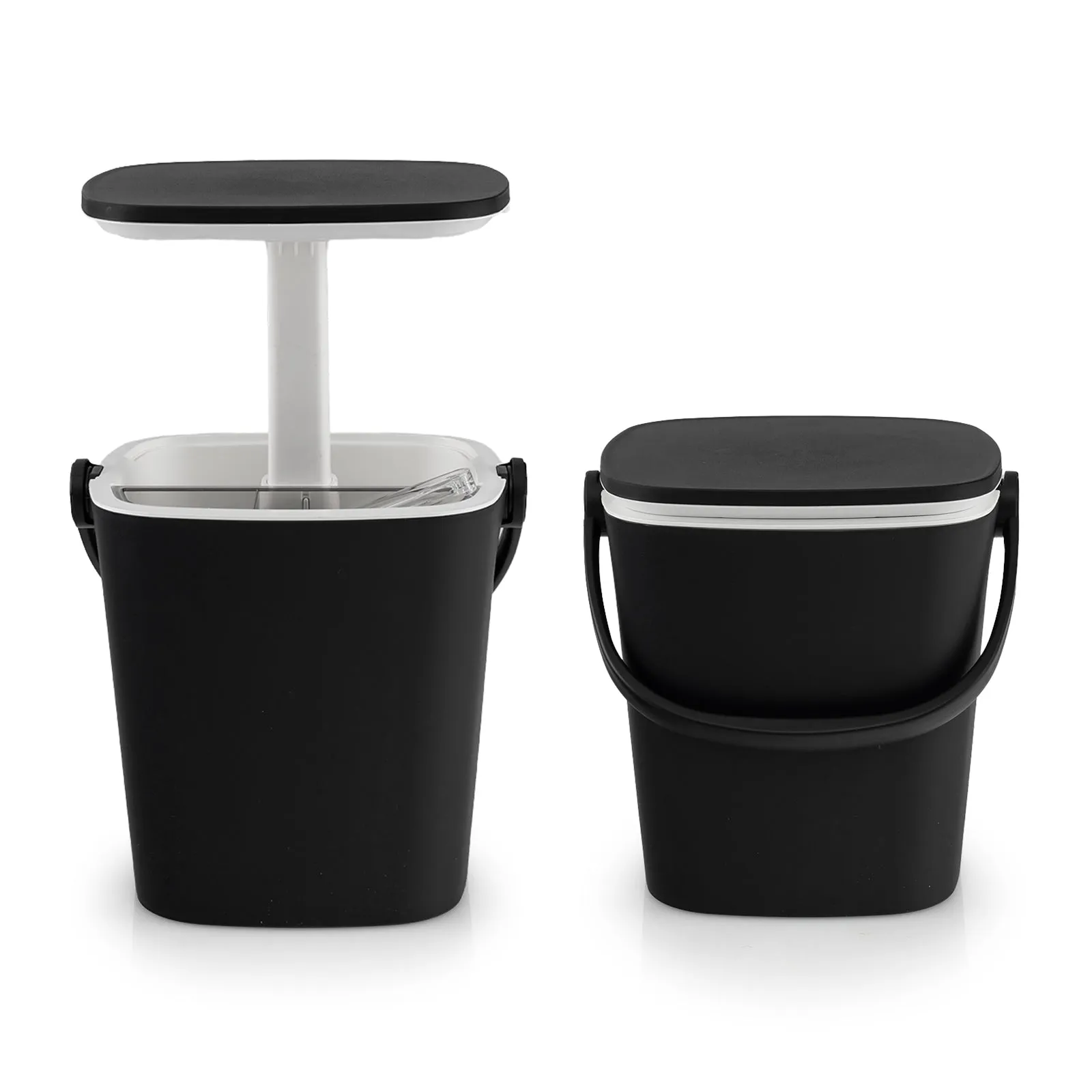 Portable Cooler Side Table with Handle and Bottle Opener