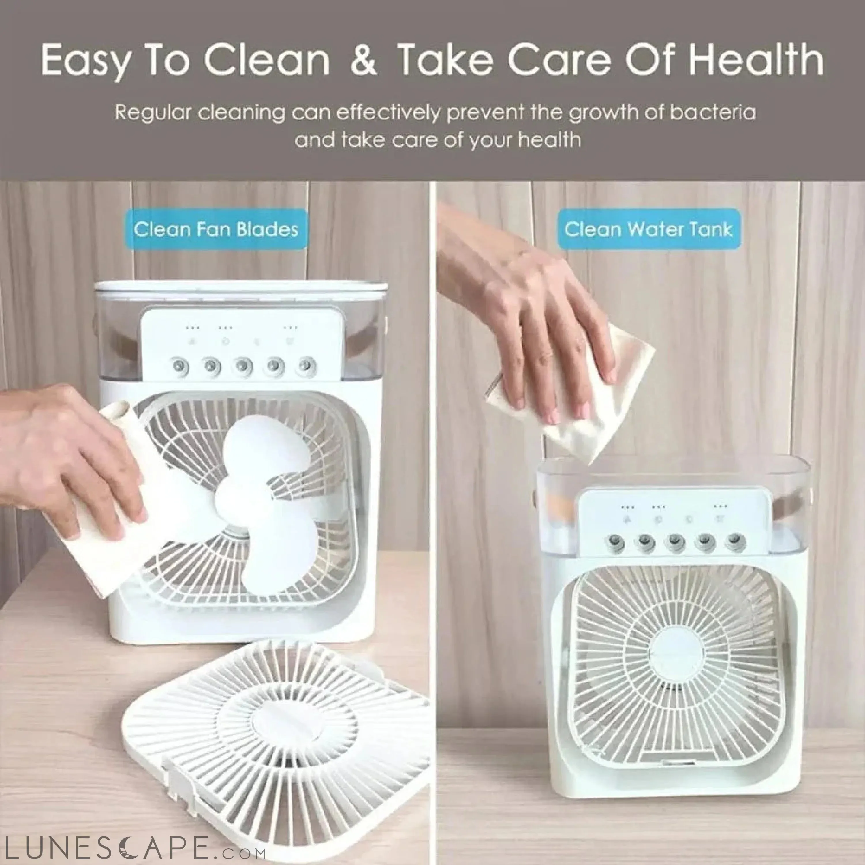 Portable Desktop Air Cooler Fan