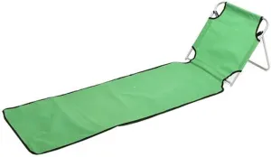 Portable Lounge Mat Chair Portable Folding Beach Chair Mat Beach Pool Picnics 57.5 In L 19.5 In W.(Green)