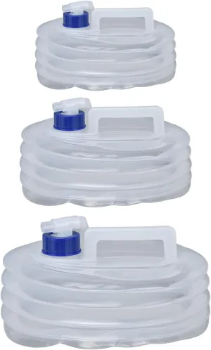 Portable Water Tank Large Capacity Portable Handle Foldable Design ABS Material for Camping Travel (L), Collapsible Water Container,