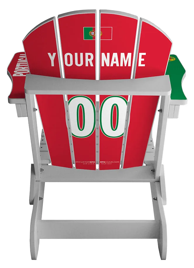 Portugal Flag Complete Custom with personalized name and number Chair Mini