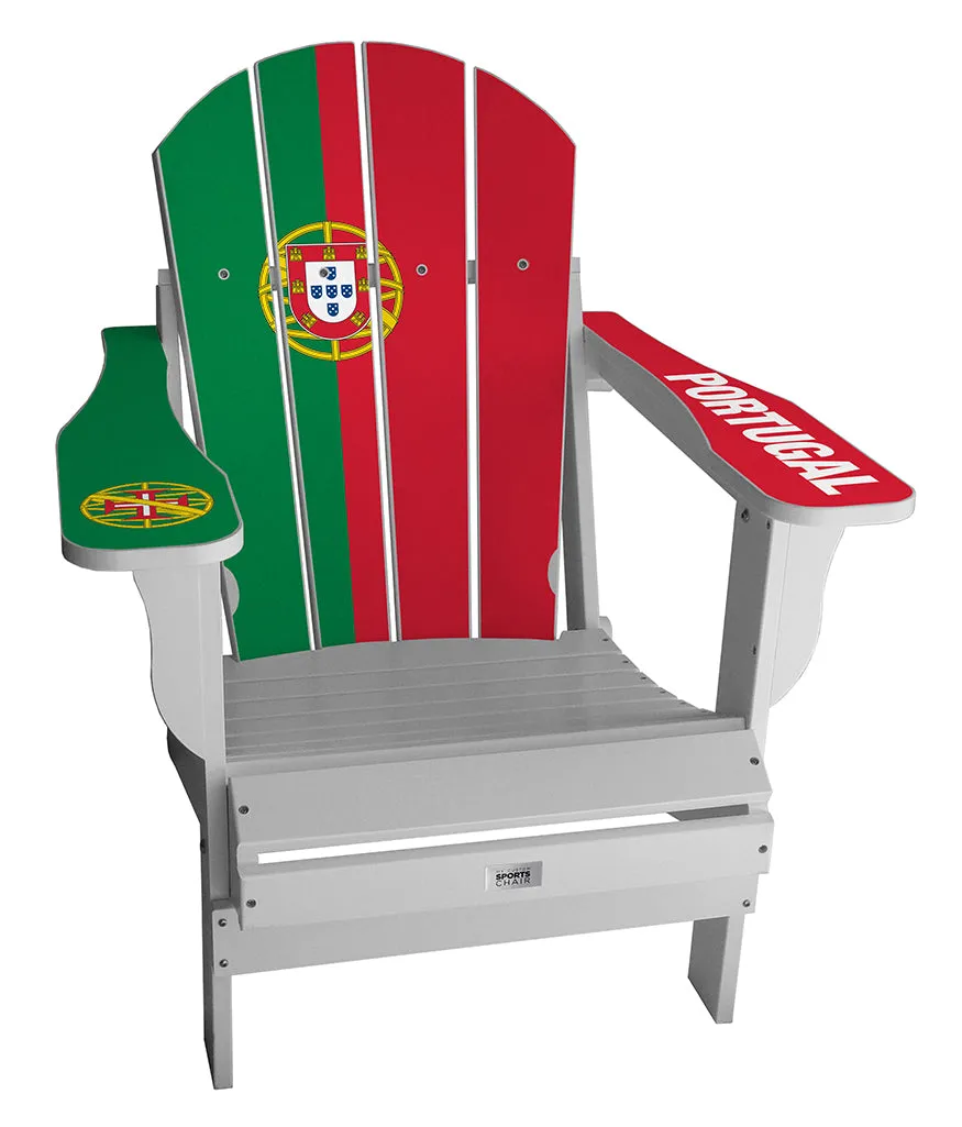 Portugal Flag Complete Custom with personalized name and number Chair Mini