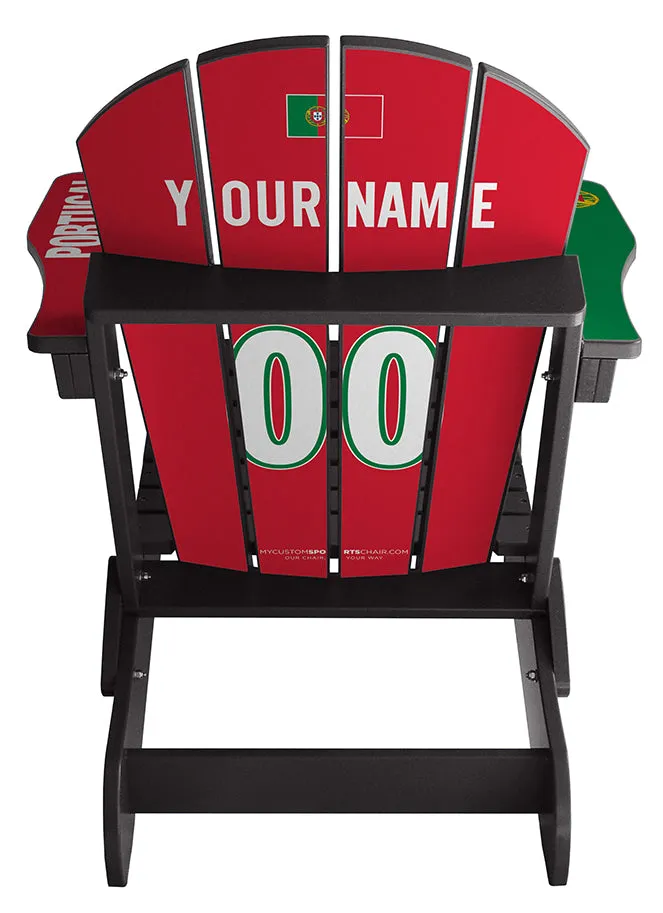 Portugal Flag Complete Custom with personalized name and number Chair Mini