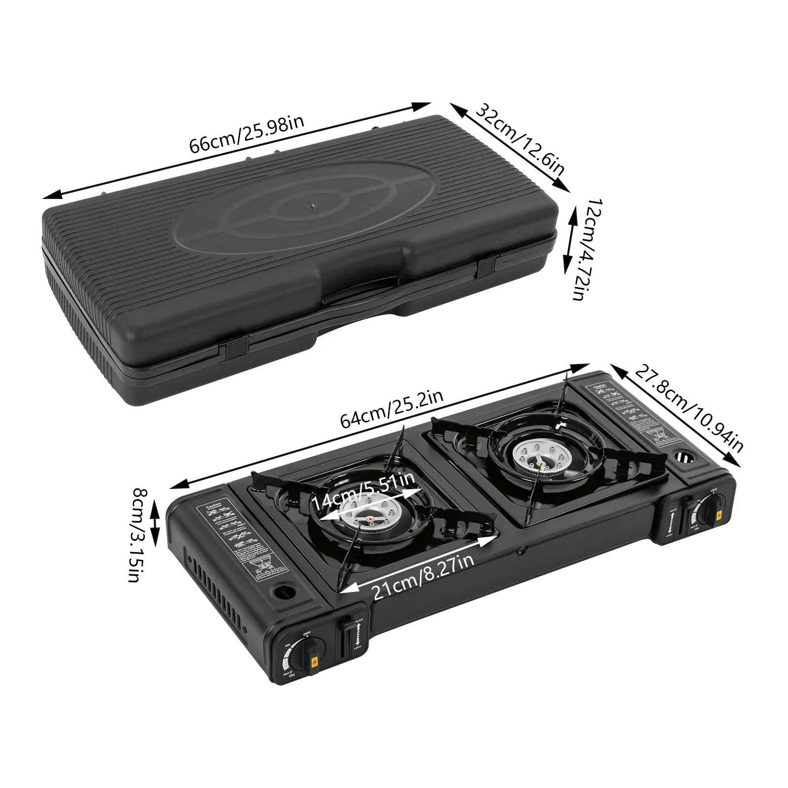 Propane  2 Burner Camping Stove