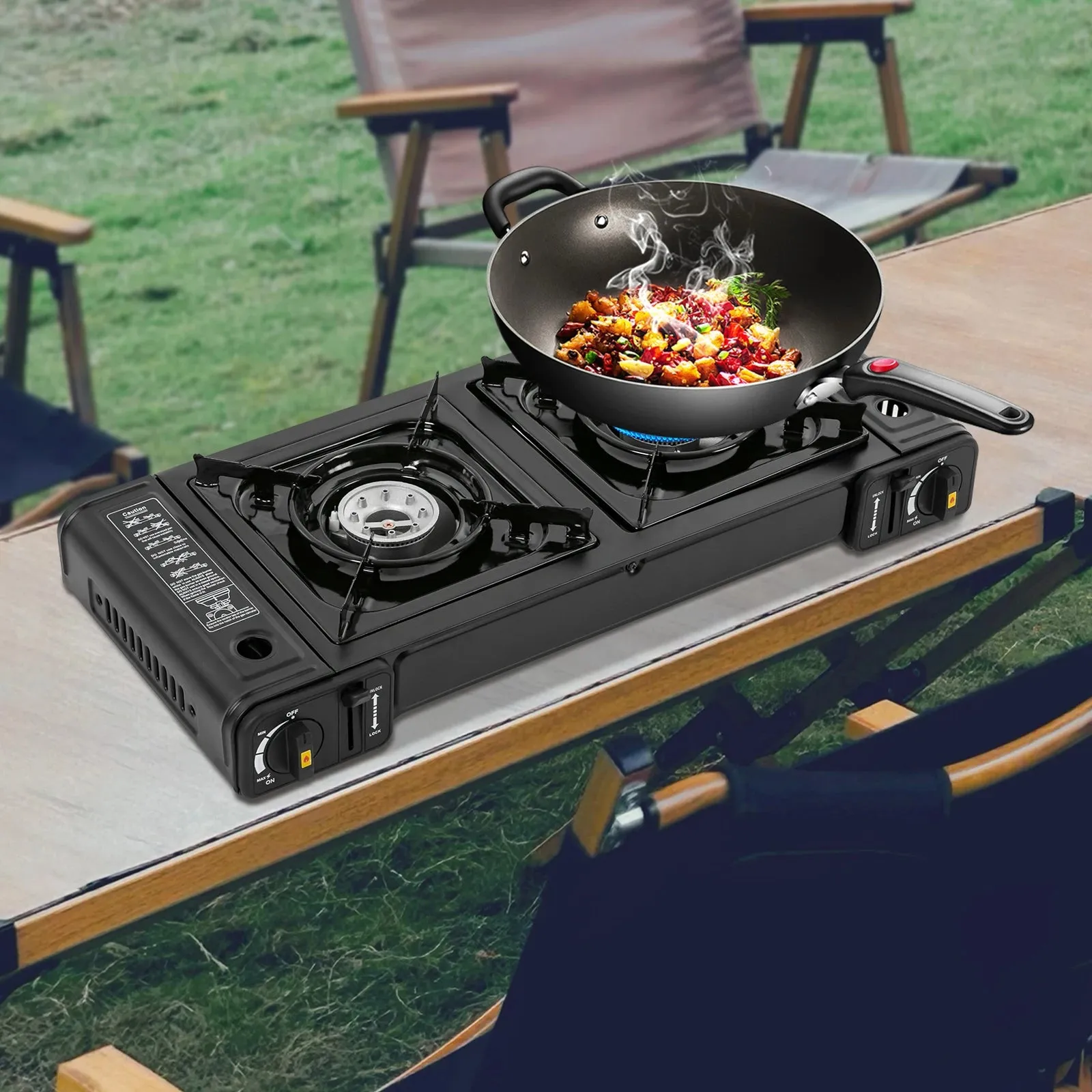 Propane  2 Burner Camping Stove
