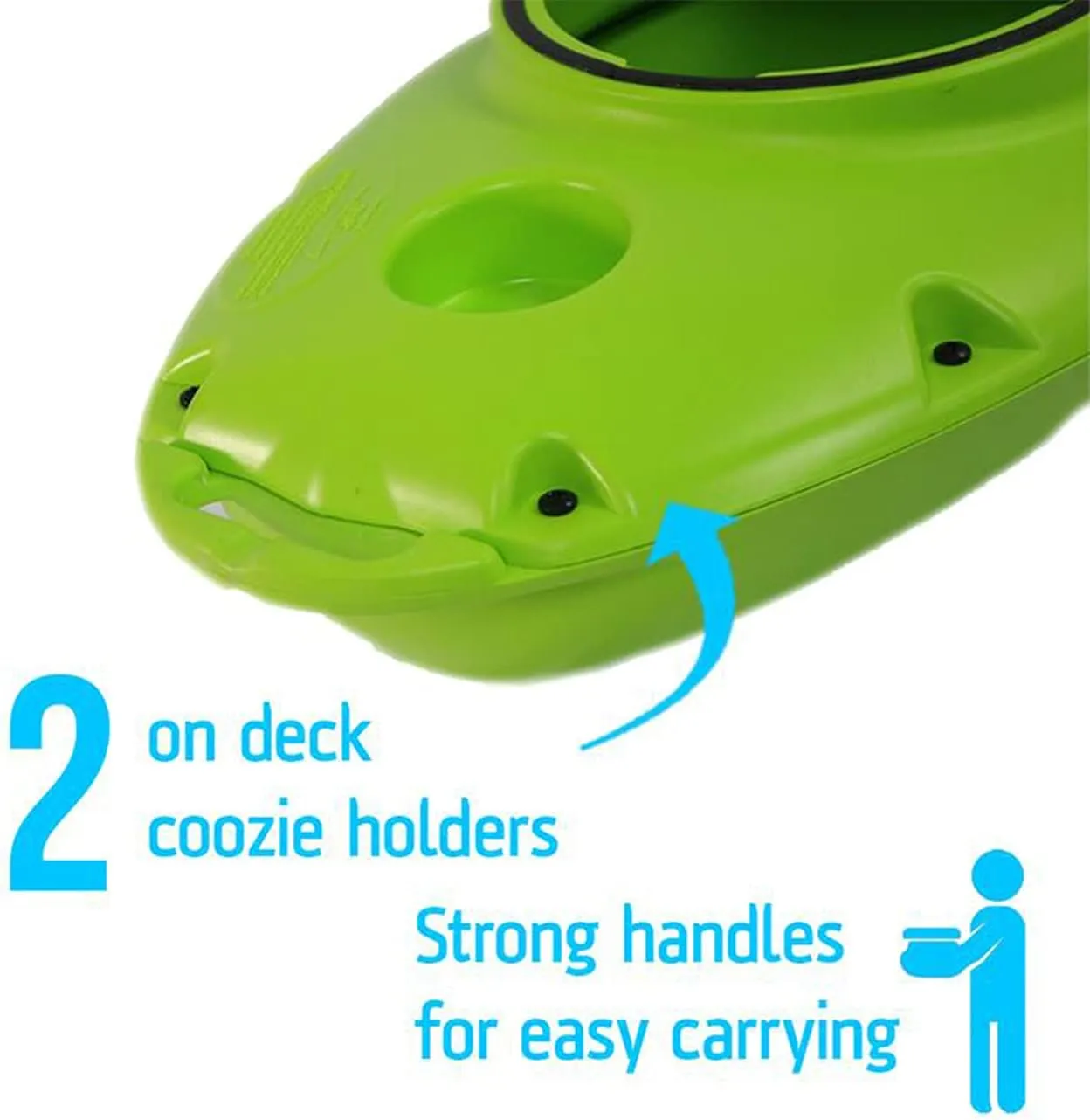 PuP Floating Cooler, Tow on Rivers and Lakes, 15 Quart